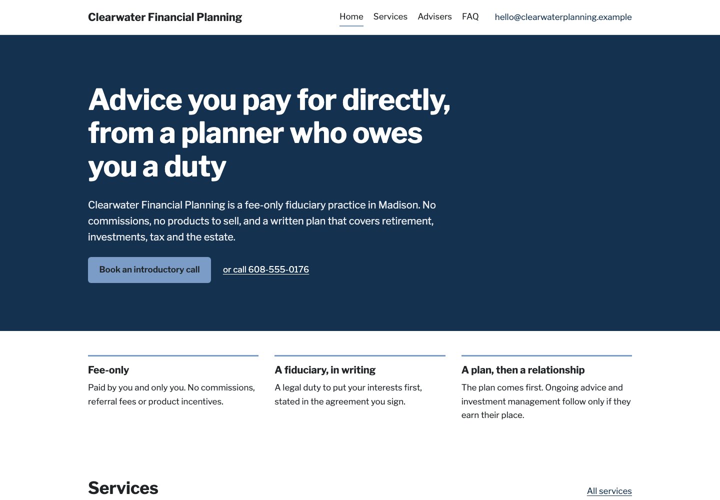 Clearwater Financial Planning